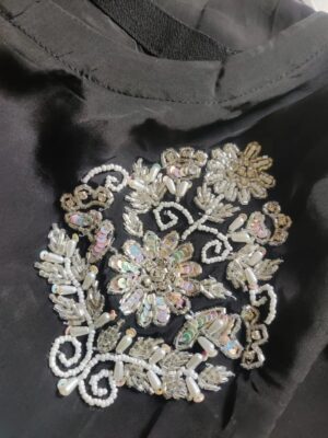 Pure Crepe Silk 3D Handwork Kaftan