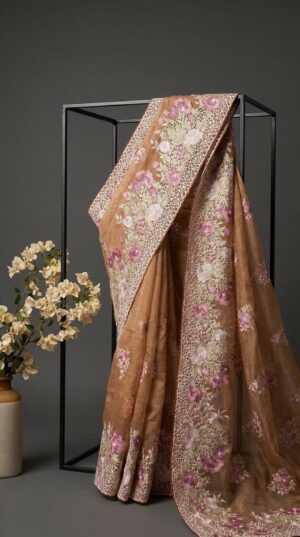 Designer Boutique Handwork Saree