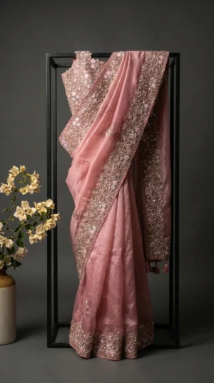 Designer Boutique Handwork Saree
