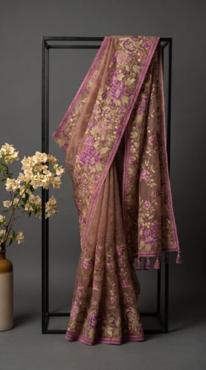 Designer Boutique Handwork Saree