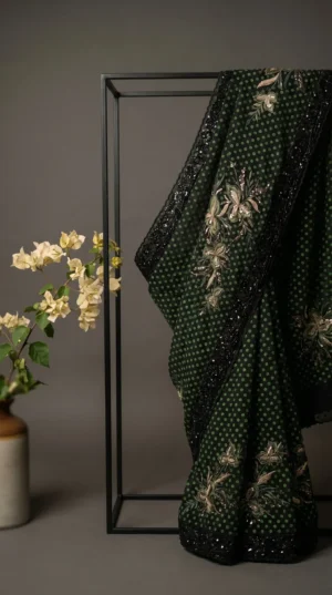 Designer Boutique Handwork Saree