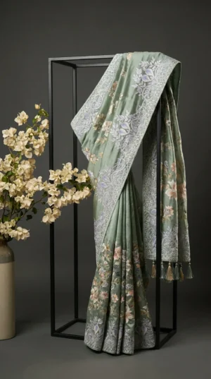 Designer Boutique Handwork Saree