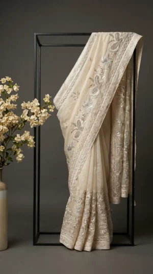 Designer Boutique Handwork Saree