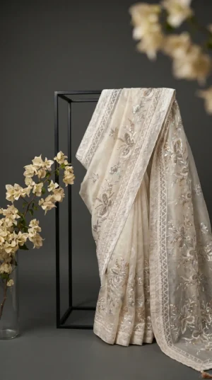 Designer Boutique Handwork Saree