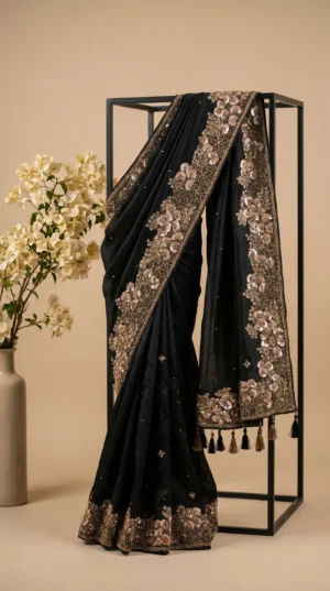 Designer Boutique Handwork Saree
