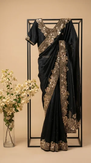 Designer Boutique Handwork Saree