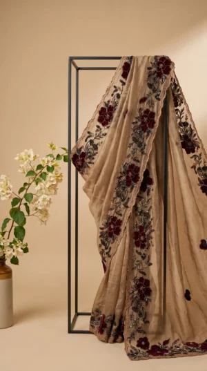 Designer Boutique Handwork Saree