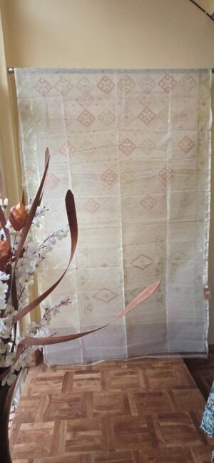 Pure Dhakai-Jamdani Half Silk Saree
