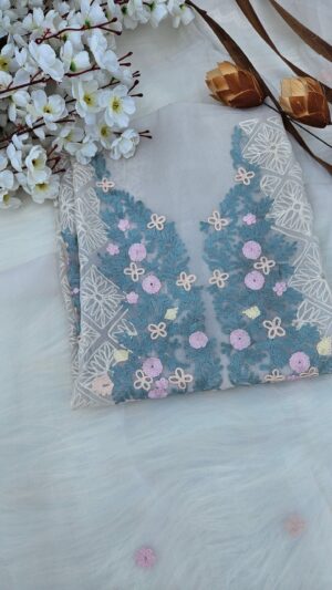 Pure Dhakai Muslin-Organza Suit