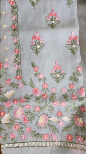 Pure Dhakai Muslin-Organza Suit