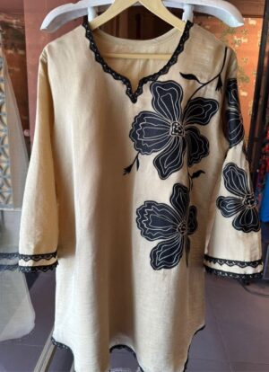 Designer Floral Applique Coord Set