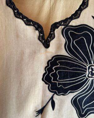 Designer Floral Applique Coord Set