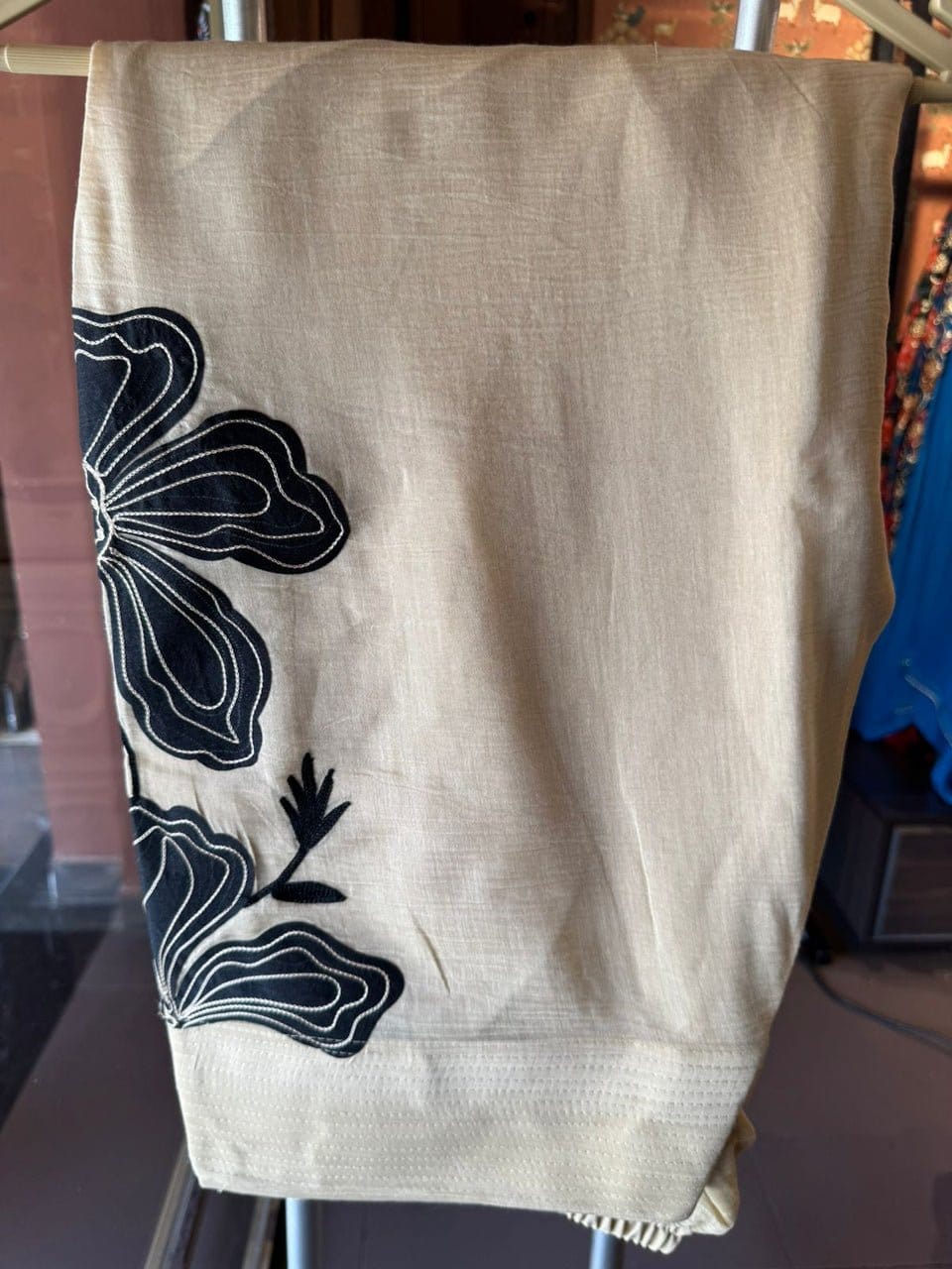 Designer Floral Applique Coord Set - Image 3