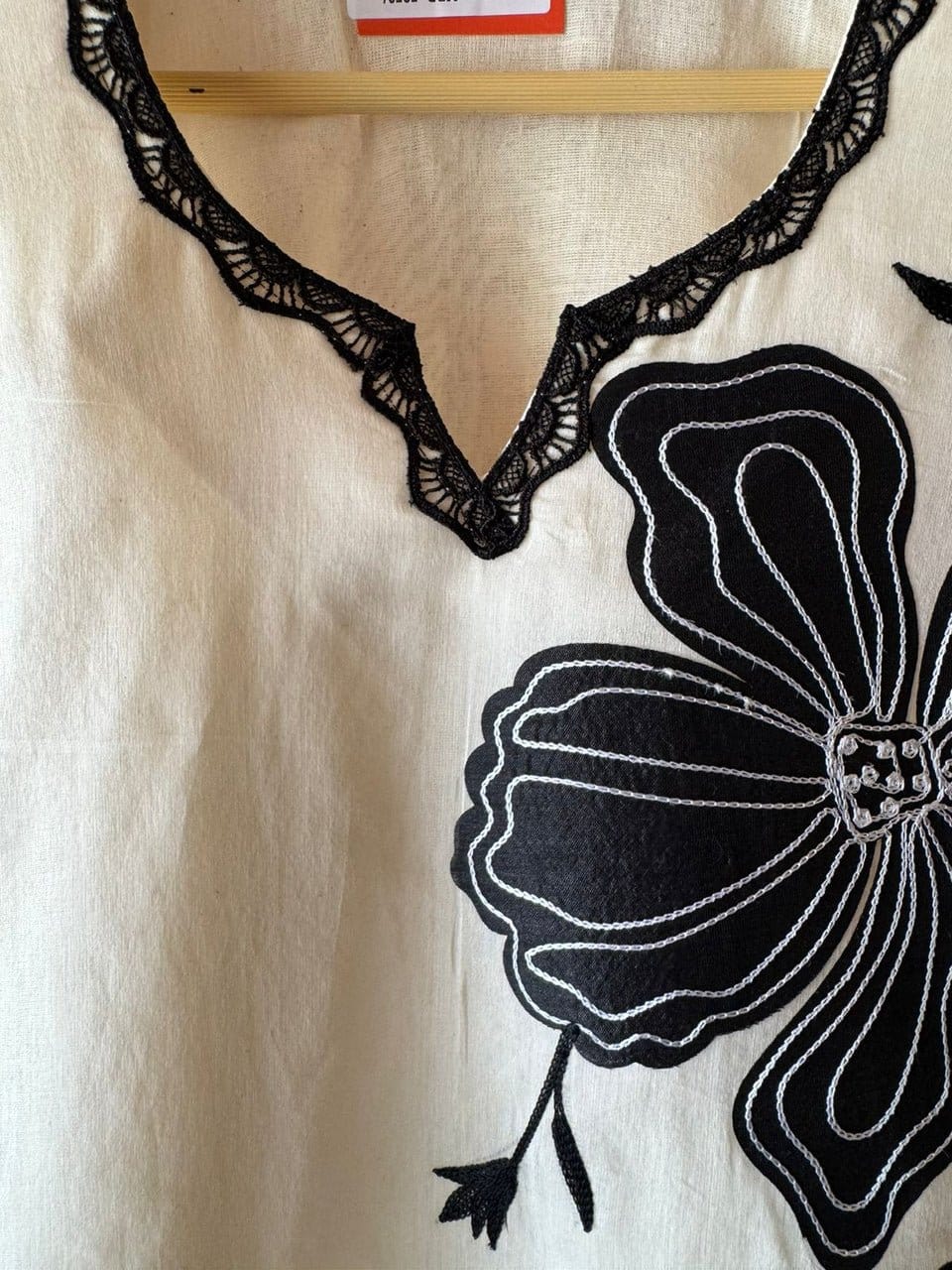 Designer Floral Applique Coord Set - Image 3