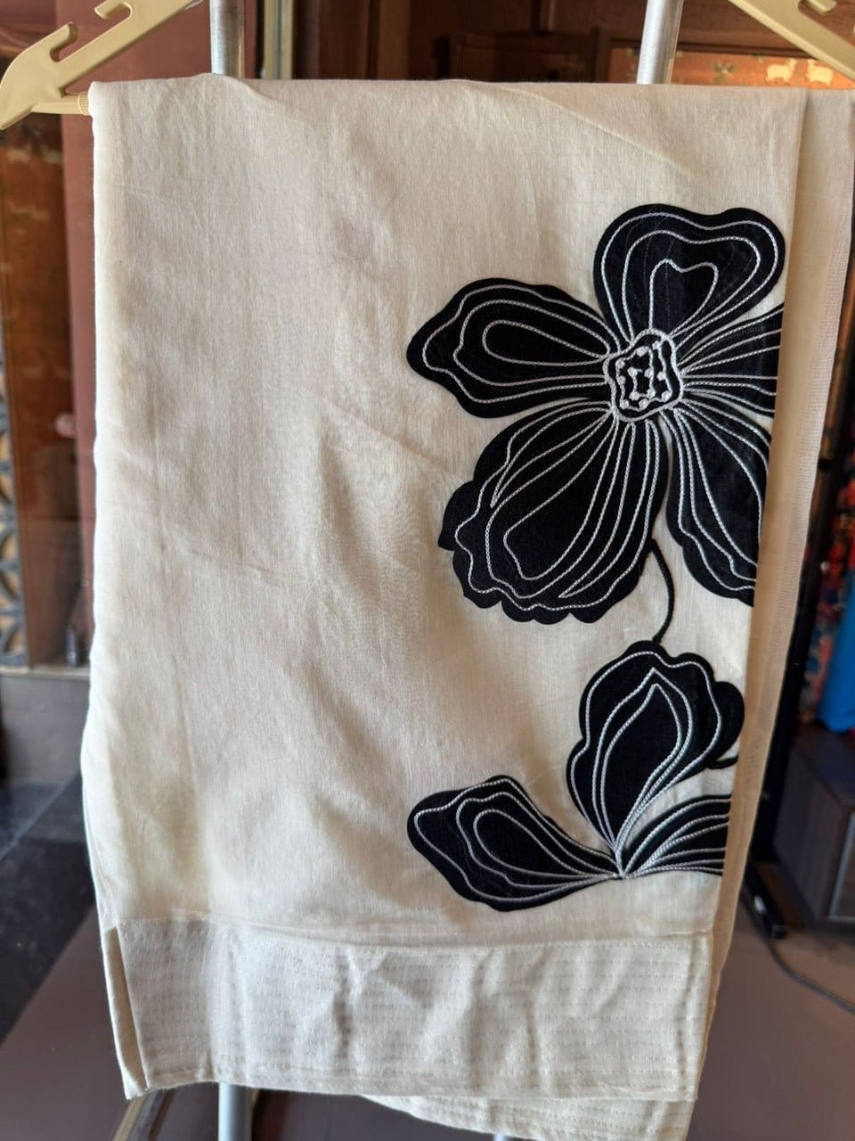 Designer Floral Applique Coord Set - Image 4