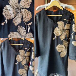 Designer Floral Applique Coord Set