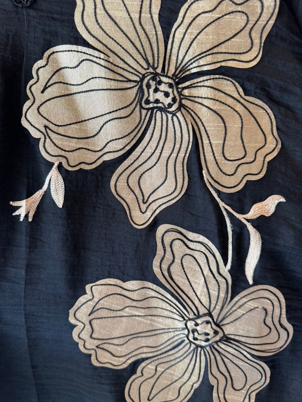 Designer Floral Applique Coord Set - Image 4